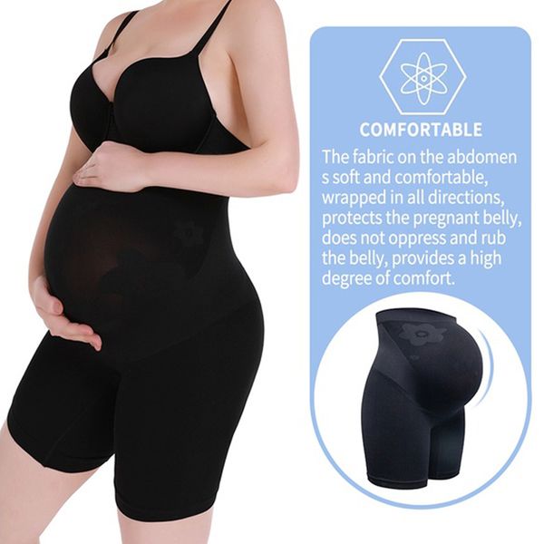 maternity shapewear high waist abdomen support shorts seamless pregnancy underwear tummy control slimming panties body shaper, Black
maternity shapewear high waist abdomen support shorts seamless pregnancy underwear tummy control slimming panties body shaper, Black