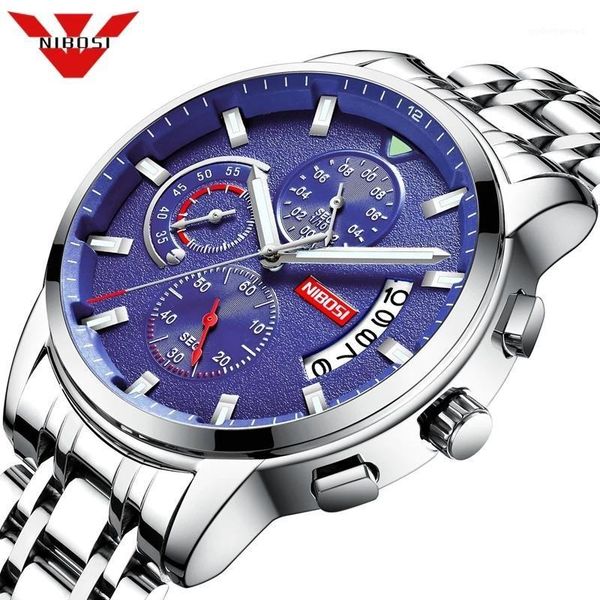 fashion mens watches clock full steel sports chronograph waterproof quartz watch men relogio masculino wristwatches, Slivery;brown
fashion mens watches clock full steel sports chronograph waterproof quartz watch men relogio masculino wristwatches, Slivery;brown