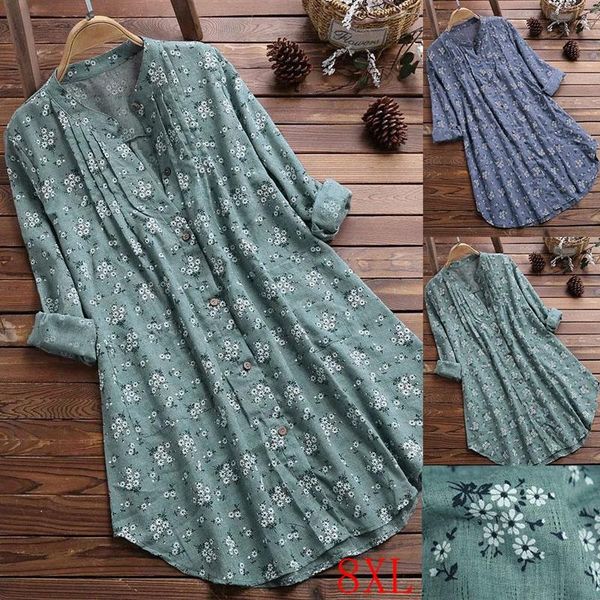 women's blouses & shirts summer plus size shirt 4xl-8xl bust 140cm fashion single-breasted long-sleeved floral loose casual, White
women's blouses & shirts summer plus size shirt 4xl-8xl bust 140cm fashion single-breasted long-sleeved floral loose casual, White