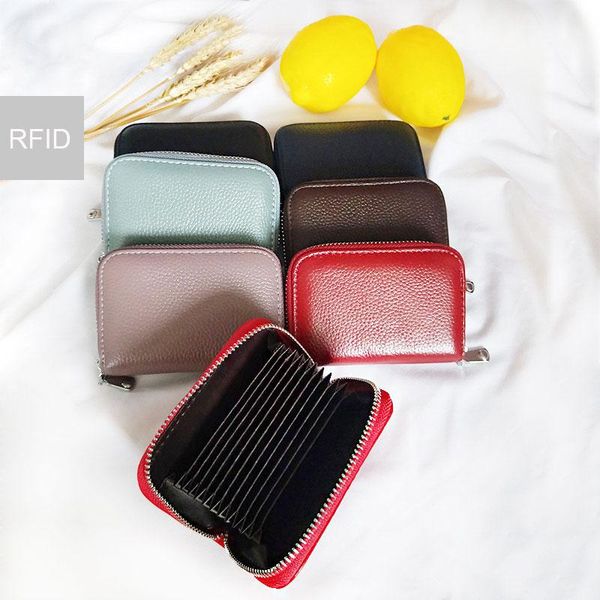 card holders rfid holder genuine leather change pouch key coin purse pocket cash money bag wallet cowhide handbag, Brown;gray
card holders rfid holder genuine leather change pouch key coin purse pocket cash money bag wallet cowhide handbag, Brown;gray