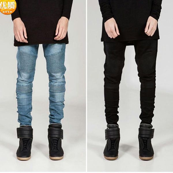 jeans fall 2021 men's trendy cool locomotive wrinkled slim-fit small-foot micro-elastic, Blue
jeans fall 2021 men's trendy cool locomotive wrinkled slim-fit small-foot micro-elastic, Blue