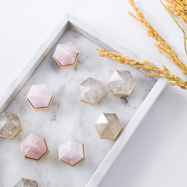 hexagon shape/crystal+brass knob dresser drawer knobs pulls/ wine cooler rose quarts knobs furniture handle pull hardware
hexagon shape/crystal+brass knob dresser drawer knobs pulls/ wine cooler rose quarts knobs furniture handle pull hardware