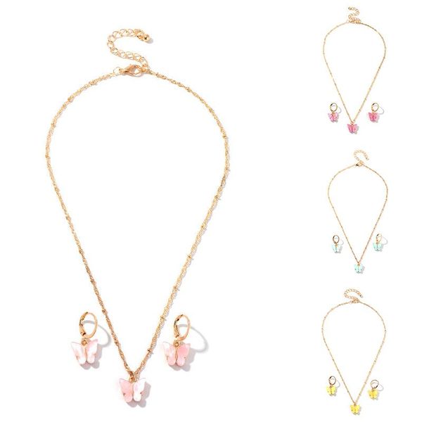 earrings & necklace 3pcs/set trendy butterfly set for women korean vintage dangle hook neck chian jewelry gifts, Silver
earrings & necklace 3pcs/set trendy butterfly set for women korean vintage dangle hook neck chian jewelry gifts, Silver
