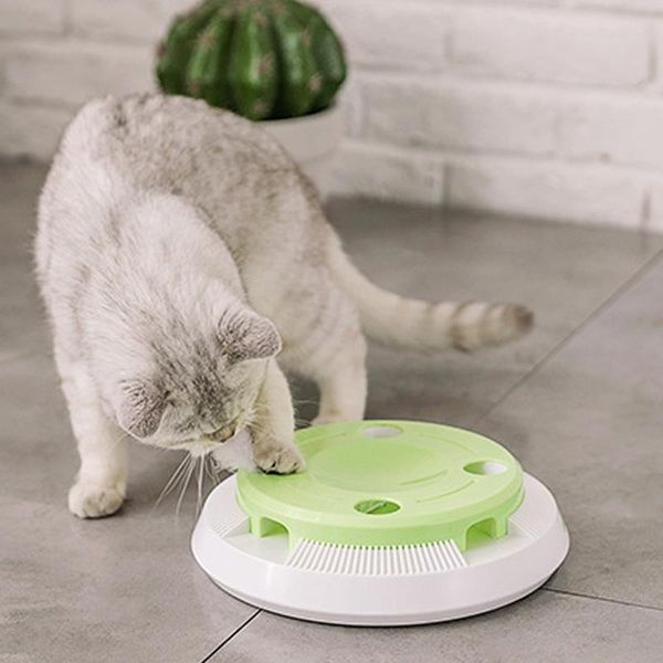 cat toys electric toy automatic rotating game disk with feather kitten smart teasing stick interactive pet supplies
cat toys electric toy automatic rotating game disk with feather kitten smart teasing stick interactive pet supplies