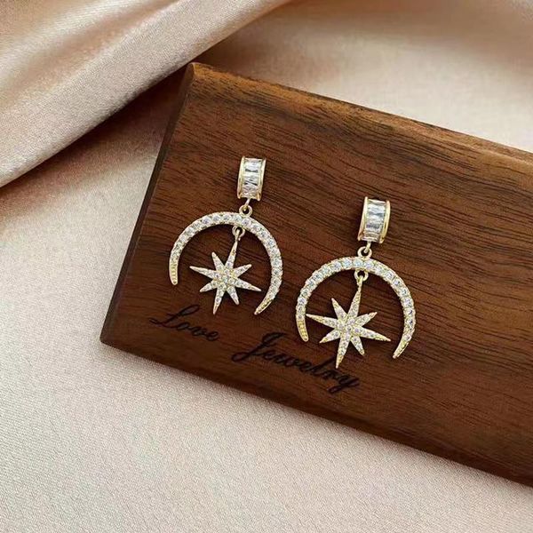 Dangle & Chandelier Ins Octagonal Asymmetric Earrings Pentagram Starfish Fashion Temperament Wild Personality Stud, Silver
Dangle & Chandelier Ins Octagonal Asymmetric Earrings Pentagram Starfish Fashion Temperament Wild Personality Stud, Silver