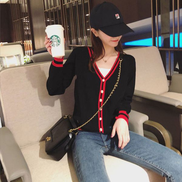sweater designer women's jacket luxury cardigan classic women's fashion warm clothes letter embroidery casual crew neck sweater s2, White;black
sweater designer women's jacket luxury cardigan classic women's fashion warm clothes letter embroidery casual crew neck sweater s2, White;black