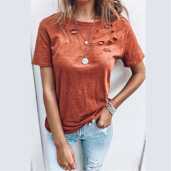 women's t-shirt solid clothes harajuku summer plus size t-shirts hollowout crowneck short sleeve casual ladies aesthetic chemises, White
women's t-shirt solid clothes harajuku summer plus size t-shirts hollowout crowneck short sleeve casual ladies aesthetic chemises, White