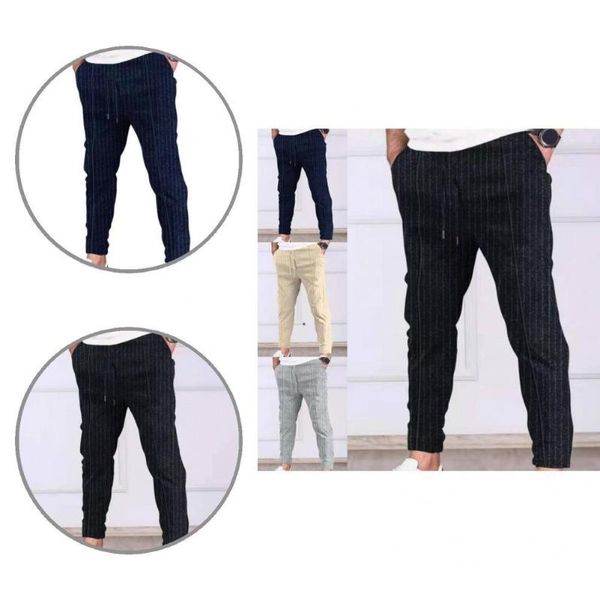 men's pants casual great streetwear male trousers elastic waist men mid for work, Black
men's pants casual great streetwear male trousers elastic waist men mid for work, Black