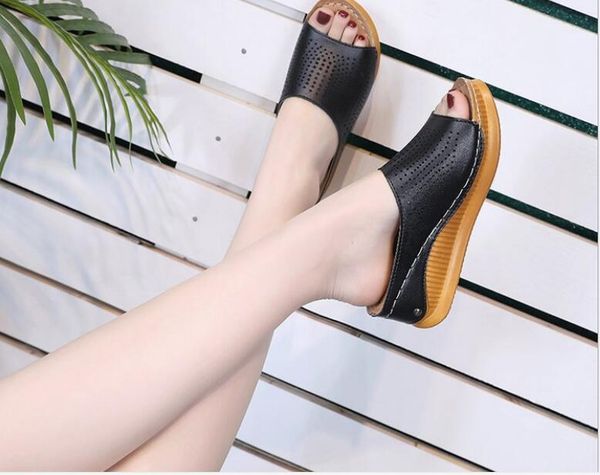woman sandals classic high heels women sandals new casual shoes summer women summer shoes hollow wedge, Black
woman sandals classic high heels women sandals new casual shoes summer women summer shoes hollow wedge, Black