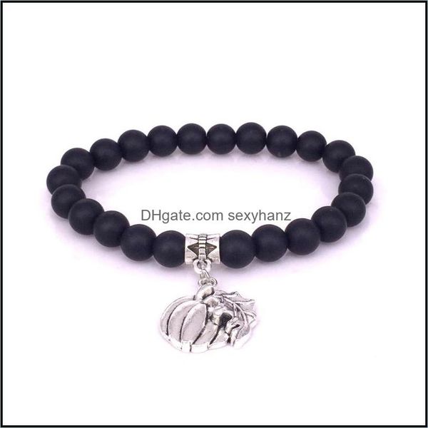 beaded, strands bracelets jewelry matte natural stone beads elastic bracelet halloween aessories pumpkin pendant men bangle bead chain drop, Black
beaded, strands bracelets jewelry matte natural stone beads elastic bracelet halloween aessories pumpkin pendant men bangle bead chain drop, Black