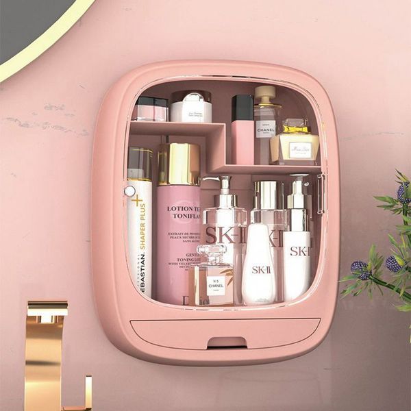 bathroom wall hanging without punching drawer-type makeup cosmetic storage box jewelry organizer
bathroom wall hanging without punching drawer-type makeup cosmetic storage box jewelry organizer