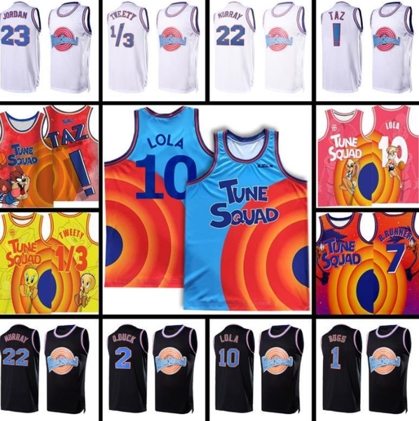 movie space jam jersey tune squad 6 james 1 bugs taz lebron 10 23 lola 2 d.duck 22 bill murray 13 tweety jerseys 2021, Black;red
movie space jam jersey tune squad 6 james 1 bugs taz lebron 10 23 lola 2 d.duck 22 bill murray 13 tweety jerseys 2021, Black;red