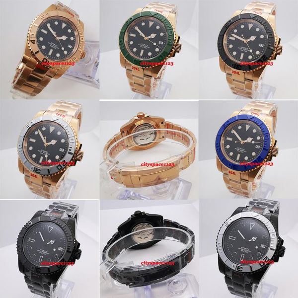 wristwatches 40mm nh35 automatic mens watch sapphire glass black/rose gold pvd case date luminous hands, Slivery;brown
wristwatches 40mm nh35 automatic mens watch sapphire glass black/rose gold pvd case date luminous hands, Slivery;brown
