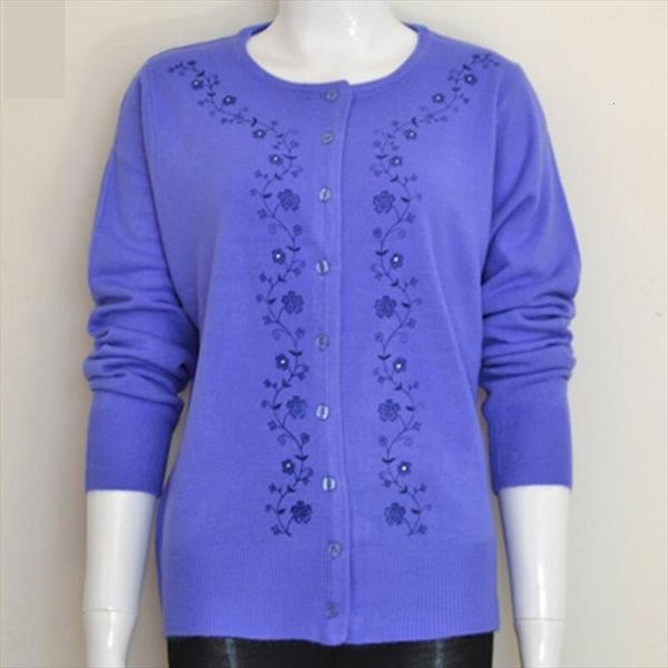 women middle aged lady knit sweaters spring autumn loose cardigans base coats ladies casual mother dress, White;black
women middle aged lady knit sweaters spring autumn loose cardigans base coats ladies casual mother dress, White;black