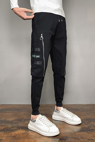 Moda 2021 New Lado Zper Design Harem Roupas Masculinas Simples Todos Os Jogos Fino Ajuste Casual Joggers Calas Hip Hop Preto 36-28 FN38, Black
Moda 2021 New Lado Zper Design Harem Roupas Masculinas Simples Todos Os Jogos Fino Ajuste Casual Joggers Calas Hip Hop Preto 36-28 FN38, Black