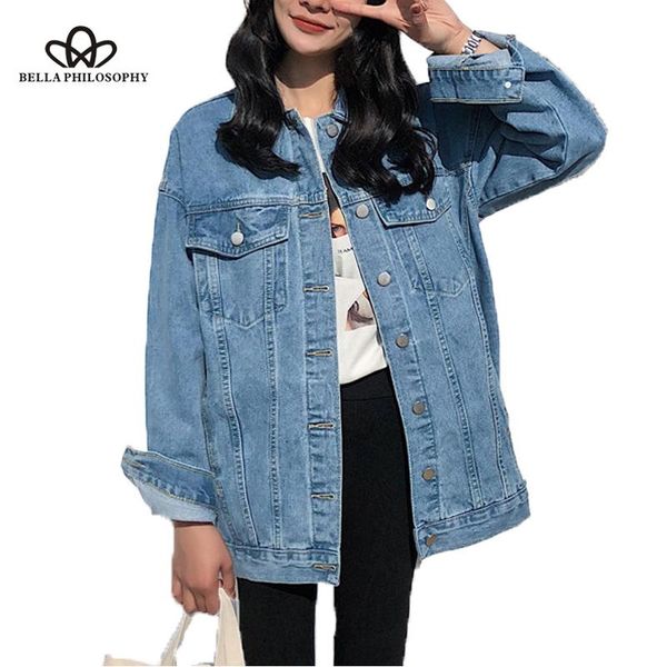 herstory solid turn-down collar jean jacket for women loose casual blue fashionable women coats female outwear denim feminine, Black;brown
herstory solid turn-down collar jean jacket for women loose casual blue fashionable women coats female outwear denim feminine, Black;brown