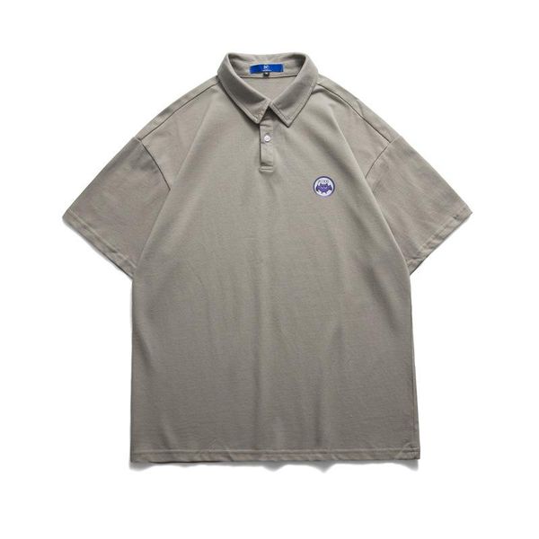 men's polos 2021 shirt japanese tide brand simple printing male casual loose short-sleeved t-shirt for men, White;black
men's polos 2021 shirt japanese tide brand simple printing male casual loose short-sleeved t-shirt for men, White;black