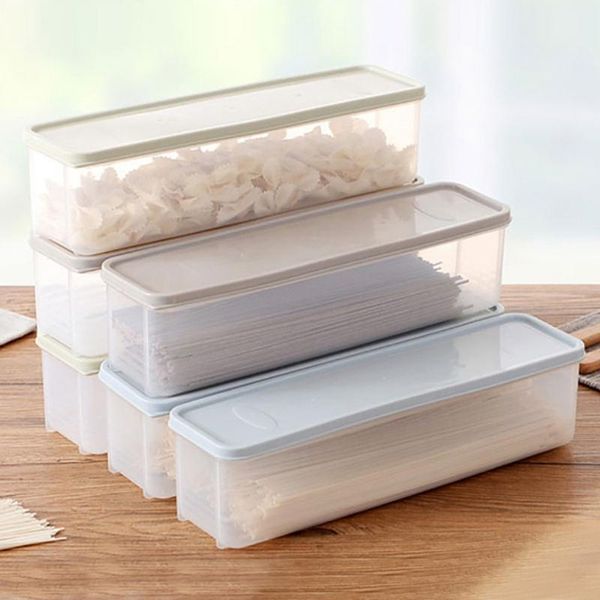 storage bottles & jars large capacity rectangular pasta box noodles container kitchen fresh-keeping airtight case
storage bottles & jars large capacity rectangular pasta box noodles container kitchen fresh-keeping airtight case