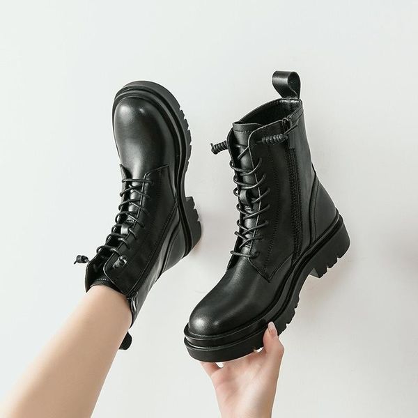 dress shoes british style 2021 autumn and winter leather boots women's net red short locomotive thick bottom, Black
dress shoes british style 2021 autumn and winter leather boots women's net red short locomotive thick bottom, Black