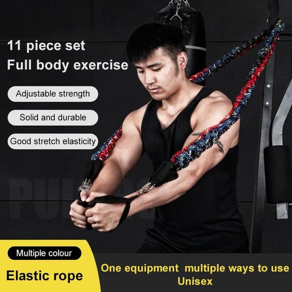 11 pcs/set elastic resistance bands fitness training muscle expander home gym workout exercise equipment pull rope
11 pcs/set elastic resistance bands fitness training muscle expander home gym workout exercise equipment pull rope
