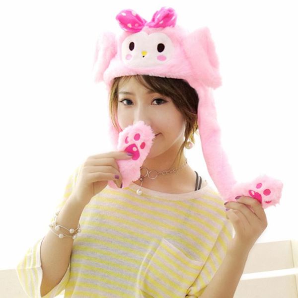 berets animal ear hat plush toy net red with the same pinch long ears will move cute air bag cap, Blue;gray
berets animal ear hat plush toy net red with the same pinch long ears will move cute air bag cap, Blue;gray