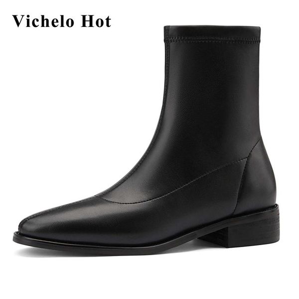 boots vichelo winter limited customization large size round toe med heel cozy breathable gentlewomen daily wear ankle l3f8, Black
boots vichelo winter limited customization large size round toe med heel cozy breathable gentlewomen daily wear ankle l3f8, Black