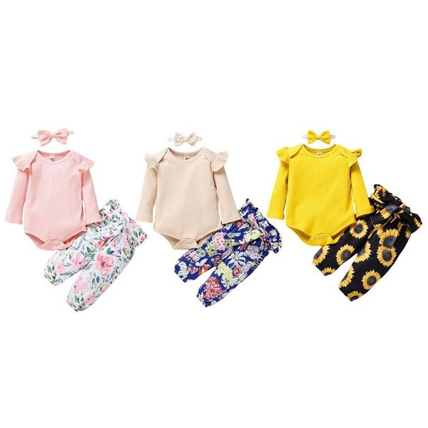 clothing sets 3pcs spring toddler born baby girls set flying sleeve solid color rompers +floral print trousers+headband 0-18m, White
clothing sets 3pcs spring toddler born baby girls set flying sleeve solid color rompers +floral print trousers+headband 0-18m, White