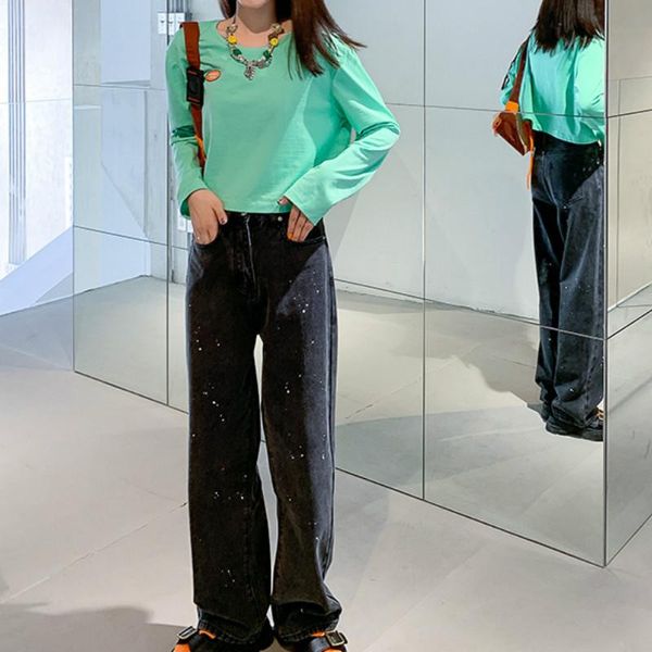 women's pants & capris full length streetwear polyester wide leg trousers women spring autumn pocket high waist paint-splashing style d, Black;white
women's pants & capris full length streetwear polyester wide leg trousers women spring autumn pocket high waist paint-splashing style d, Black;white