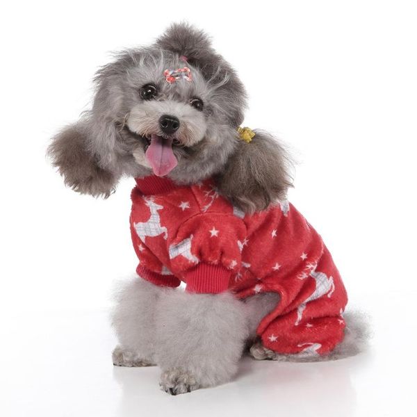 dog apparel pet clothes winter warm outfits xmas elk pets cartoon pattern costume for small medium jumpsuit
dog apparel pet clothes winter warm outfits xmas elk pets cartoon pattern costume for small medium jumpsuit