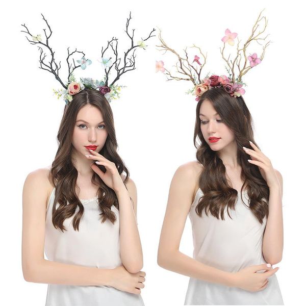 hair clips & barrettes fairy tree head hoop, dramatic flower ornament, antler headdress, children's and girls' halloween ornament, Golden;silver
hair clips & barrettes fairy tree head hoop, dramatic flower ornament, antler headdress, children's and girls' halloween ornament, Golden;silver