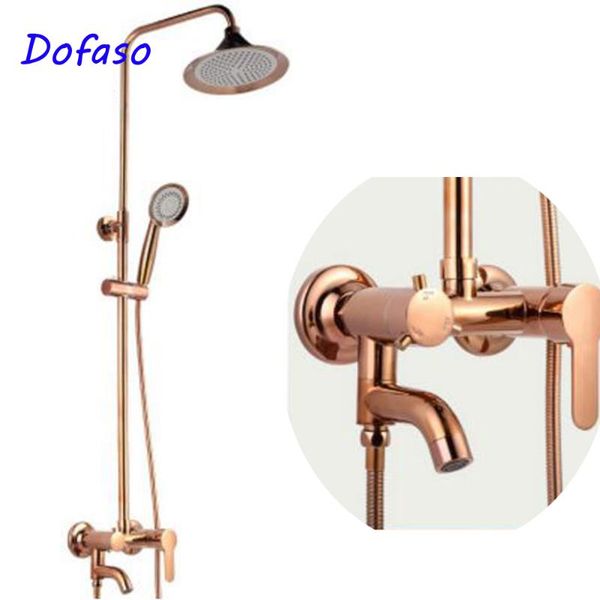 dofaso brass europe type bath shower faucet classic luxury pvd rose gold plate shower set antique lifting wall mounted 8"
dofaso brass europe type bath shower faucet classic luxury pvd rose gold plate shower set antique lifting wall mounted 8"