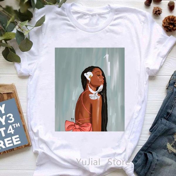 summer fashion harajuku casual short women sleeved clothes cute black girl print ladies, White
summer fashion harajuku casual short women sleeved clothes cute black girl print ladies, White