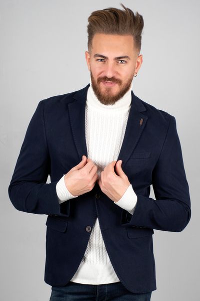 Navy Blue Men 's Luxury Blazer Coat Suit Jacket Tight-fitting Mould Double Button Four Seasons Daily Groom Wedding Business 2004446 Tf2u, White;black
Navy Blue Men 's Luxury Blazer Coat Suit Jacket Tight-fitting Mould Double Button Four Seasons Daily Groom Wedding Business 2004446 Tf2u, White;black