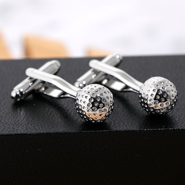 wedding creat gor mens golf ball round glass hand made cufflinks men high-grade copper, Silver
wedding creat gor mens golf ball round glass hand made cufflinks men high-grade copper, Silver