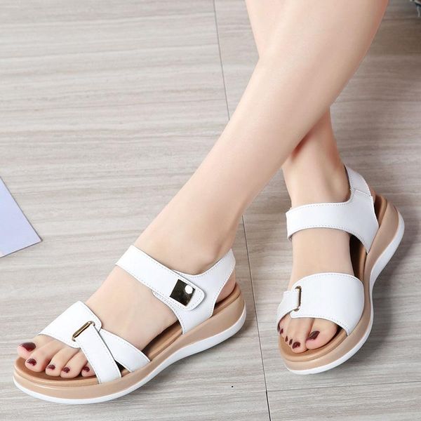 sandals genuine leather women shoes platform ladies white sneakers 2021 summer open toe fashion footwear student, Black
sandals genuine leather women shoes platform ladies white sneakers 2021 summer open toe fashion footwear student, Black