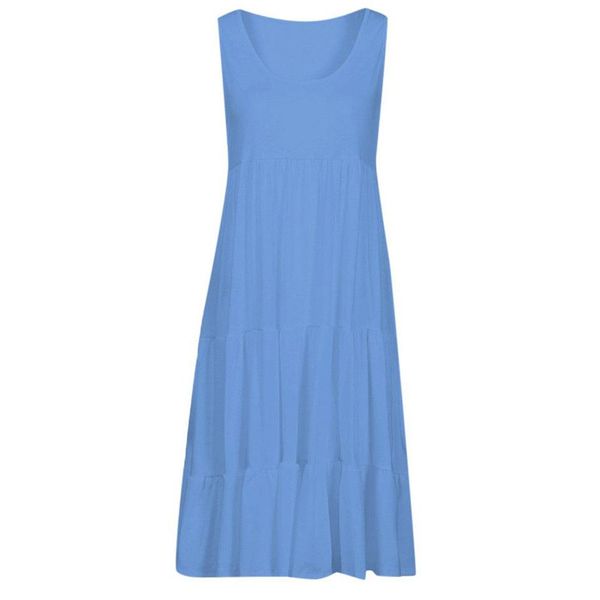 casual dress for women sleeveless dress solid color sleeveless knee-length dress women loose stitching pleated a-line, Gray
casual dress for women sleeveless dress solid color sleeveless knee-length dress women loose stitching pleated a-line, Gray