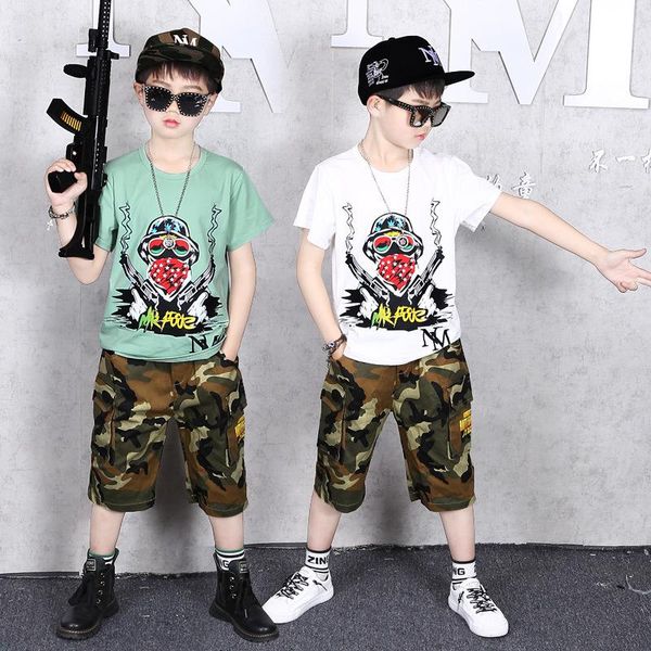 clothing sets summer children for boys short sleeve t shirt+camouflage pants 2pcs kid clothes sport suit teen boy outfits, White
clothing sets summer children for boys short sleeve t shirt+camouflage pants 2pcs kid clothes sport suit teen boy outfits, White