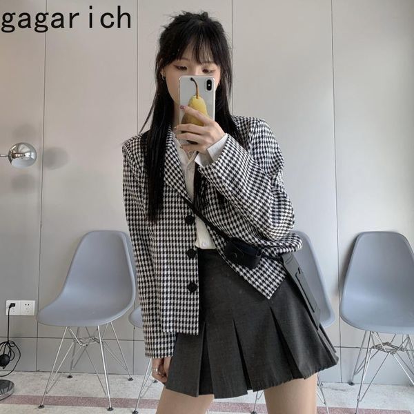 women's suits & blazers gagarich woman chic 2021 autumn plaid casual ins fashion long sleeves single breast suit collar versatile femal, White;black
women's suits & blazers gagarich woman chic 2021 autumn plaid casual ins fashion long sleeves single breast suit collar versatile femal, White;black