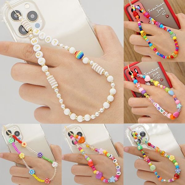 keychains lanyard mobile phone chain colorful bead key ropes sling neck strap letter beads wrist, Silver
keychains lanyard mobile phone chain colorful bead key ropes sling neck strap letter beads wrist, Silver
