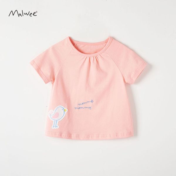 2021 summer new malwee short girls' sleeve t-shirt children's clothing, Black;white
2021 summer new malwee short girls' sleeve t-shirt children's clothing, Black;white