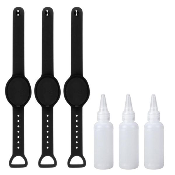 watch bands 3pcs hand sanitizer dispensing portable bracelet wristband dispenser silicone band desinfectant, Black;brown
watch bands 3pcs hand sanitizer dispensing portable bracelet wristband dispenser silicone band desinfectant, Black;brown