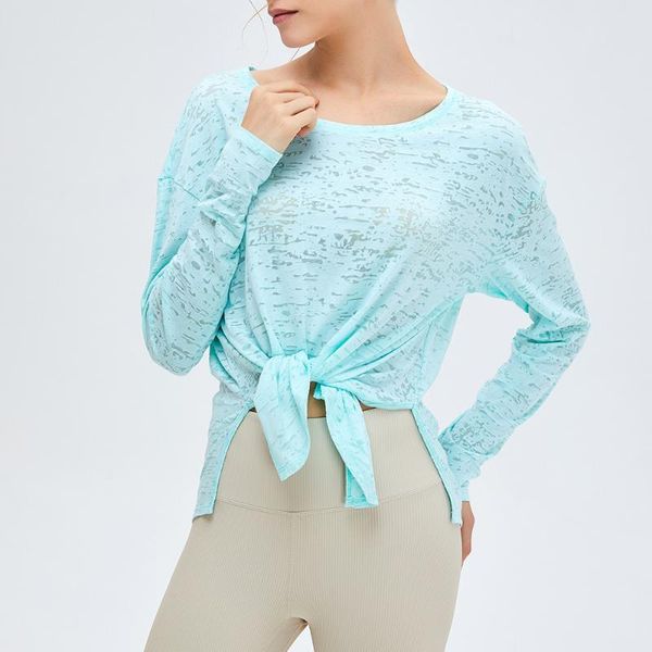 yoga outfit workmanship slightly transparent sports blouse shirts women's breathable loose casual simple workout wear
yoga outfit workmanship slightly transparent sports blouse shirts women's breathable loose casual simple workout wear