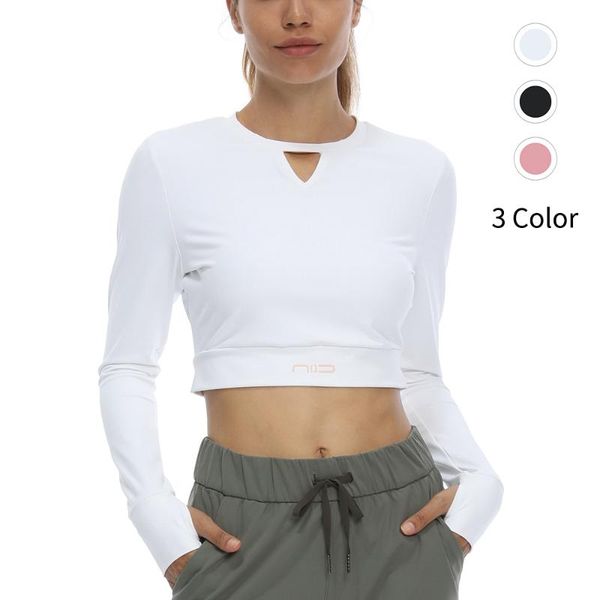 yoga outfit women long sleeve running shirts exposed navel t-shirts solid sports quick dry fitness gym crop sport wear
yoga outfit women long sleeve running shirts exposed navel t-shirts solid sports quick dry fitness gym crop sport wear