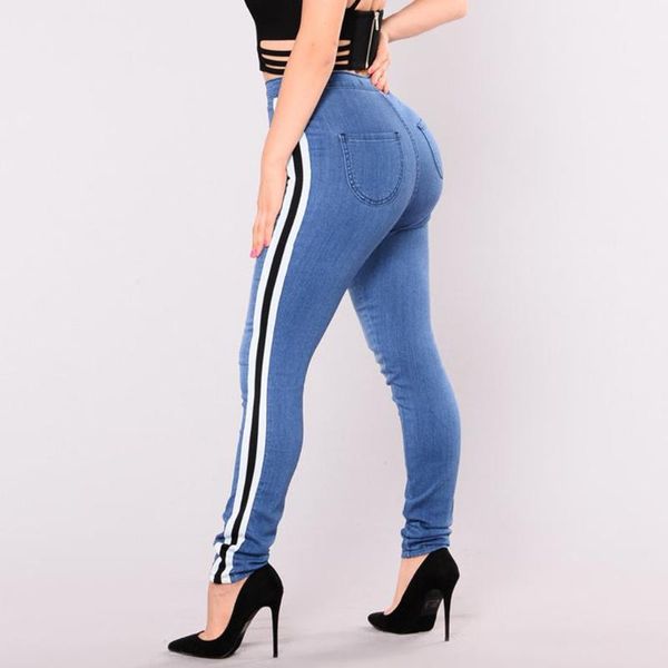 women's jeans fashion skinny ripped for women casual splice autumn high waist stretch slim pencil pantalones vaqueros muj#g4, Blue
women's jeans fashion skinny ripped for women casual splice autumn high waist stretch slim pencil pantalones vaqueros muj#g4, Blue
