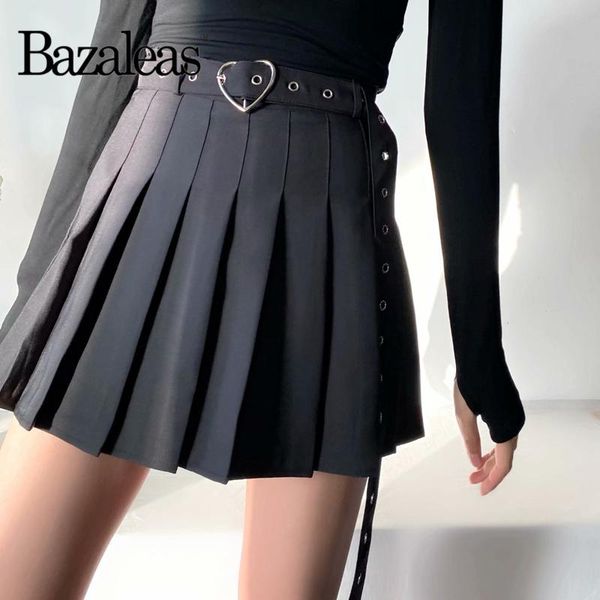 skirts bazaleas harajuku high waist heart sashes short skirt streetwear women pleated mini saia, Black
skirts bazaleas harajuku high waist heart sashes short skirt streetwear women pleated mini saia, Black