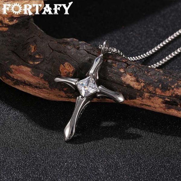 pendant necklaces fortafy trendy stainless steel zircon cross pendants necklace for men women fashion party jewelry birthday gift frgl0009, Silver
pendant necklaces fortafy trendy stainless steel zircon cross pendants necklace for men women fashion party jewelry birthday gift frgl0009, Silver
