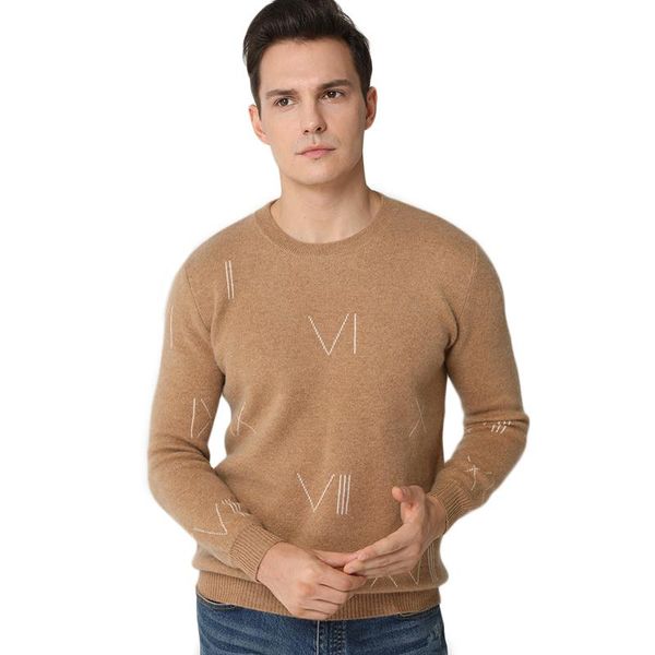 men's sweaters 2021 fall autumn men o-neck 30% cashmere roman numerals jacquard sweater basic wool pullover christmas jumper, White;black
men's sweaters 2021 fall autumn men o-neck 30% cashmere roman numerals jacquard sweater basic wool pullover christmas jumper, White;black