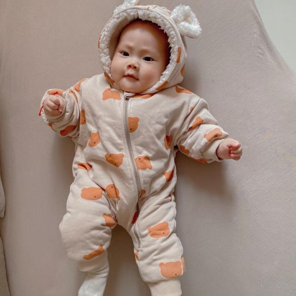 fleece lining infant girls jumpsuit clothes outfits 6m-24m winter thicken baby bear rompers toddler boys cotton padded outwear jumpsuits, Blue
fleece lining infant girls jumpsuit clothes outfits 6m-24m winter thicken baby bear rompers toddler boys cotton padded outwear jumpsuits, Blue
