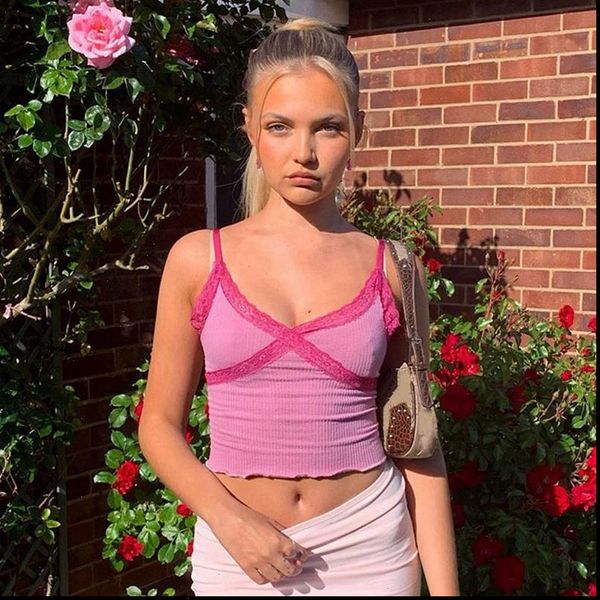 summer sleeveless lace cami women v neck backless crop tees ladies streetwear spaghetti strap top, White
summer sleeveless lace cami women v neck backless crop tees ladies streetwear spaghetti strap top, White