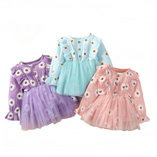 girl's dresses born baby girls romper dress 3 colors 0-24m sunflowers printed ruffles long sleeve lace patchwork jumpsuits, Red;yellow
girl's dresses born baby girls romper dress 3 colors 0-24m sunflowers printed ruffles long sleeve lace patchwork jumpsuits, Red;yellow